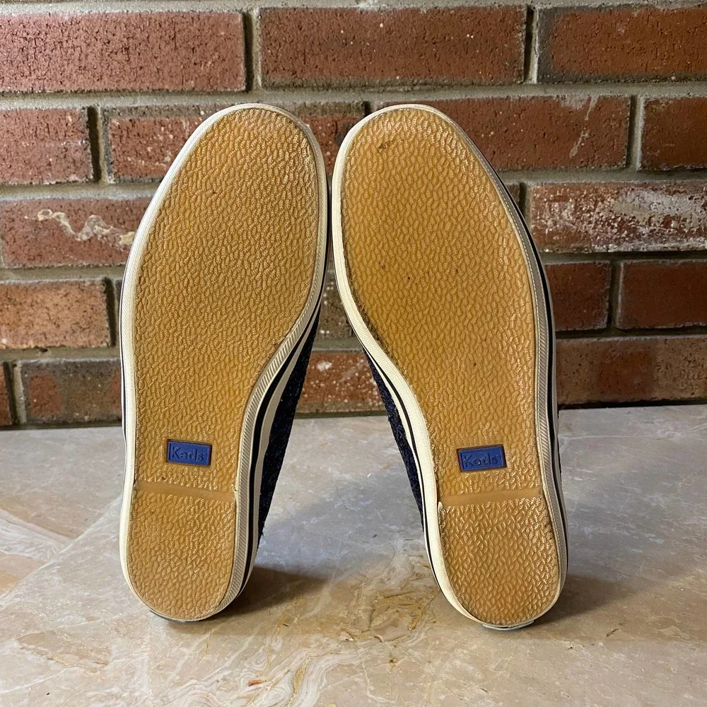 Kate Spade Keds Blue Glitter Sneaker - Picture 5 of 14